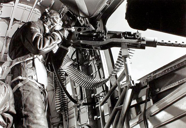 Waist Gunner in B-24