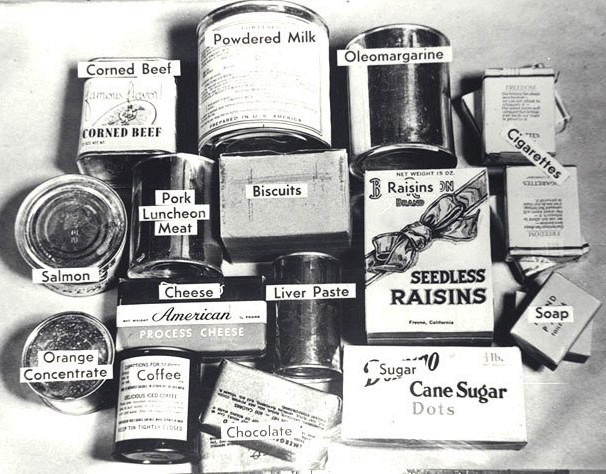 Red Cross POW food parcel